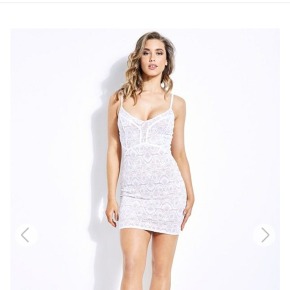 Guess Dresses & Skirts - GUESS White lace mini dress